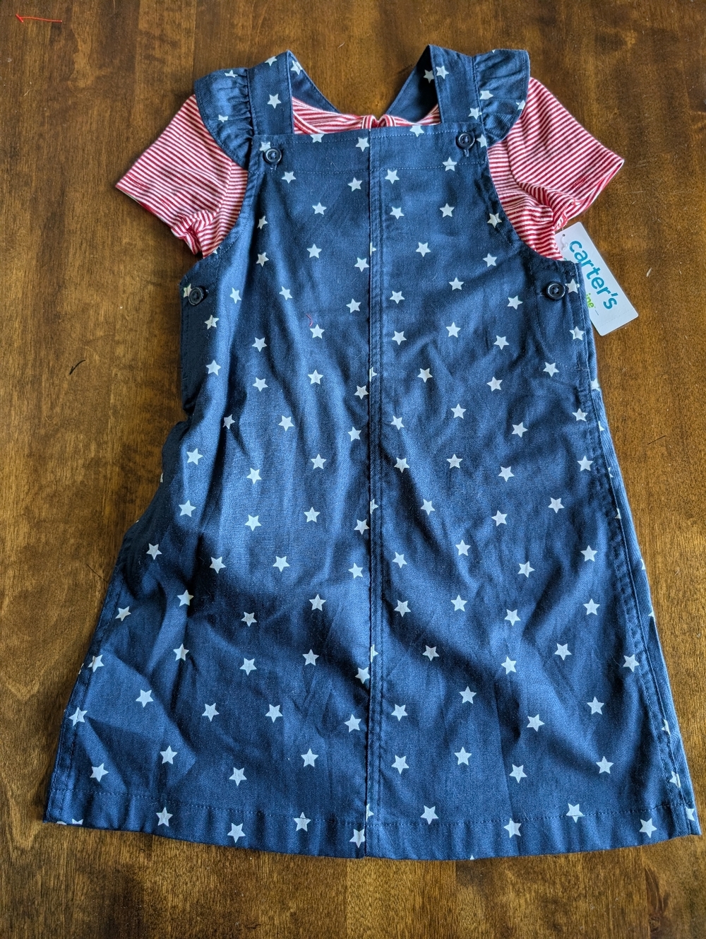 Carter's Toddler Girl Red White & Blue Dress/ Nwt/ 5T Girl